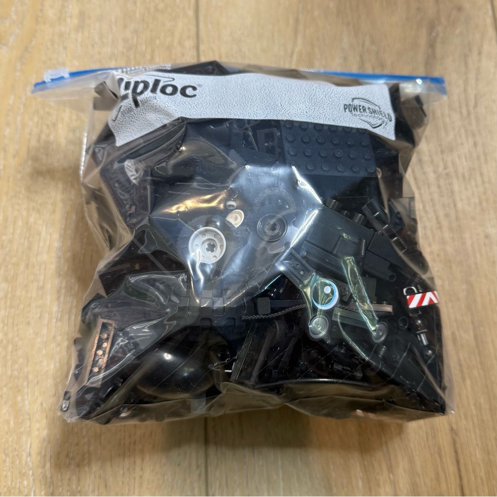 Bag of Black Assorted Legos 2.6lbs